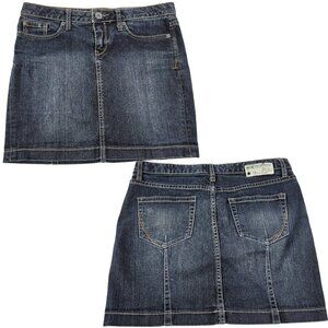 Converse One Star Women’s Medium Wash Blue Denim Jeans Skirt - Size 4